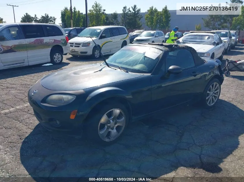 2007 Mazda Mx-5 Touring VIN: JM1NC25F270136419 Lot: 40519658