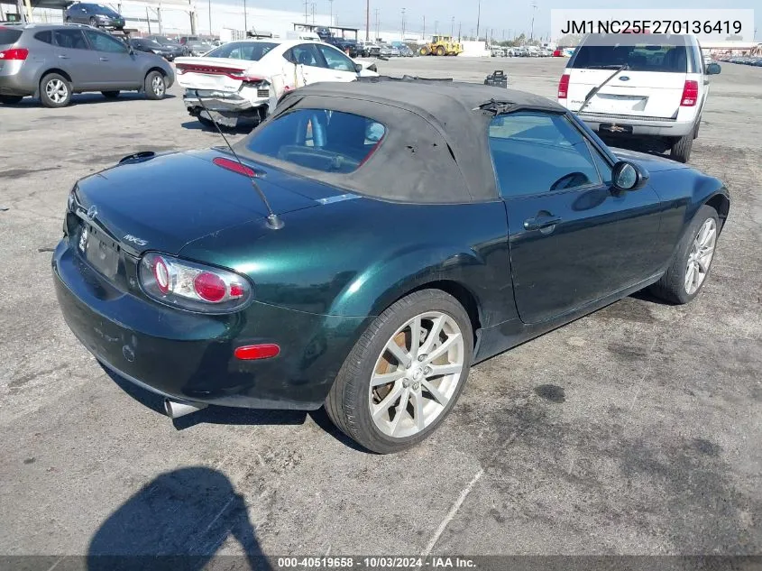 JM1NC25F270136419 2007 Mazda Mx-5 Touring