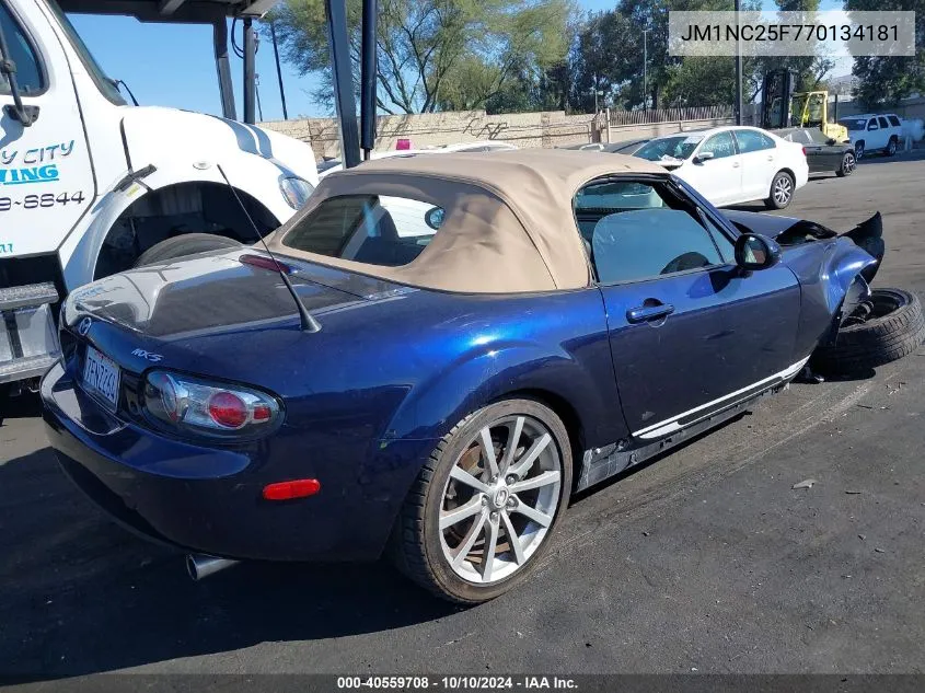 2007 Mazda Mx-5 Grand Touring VIN: JM1NC25F770134181 Lot: 40559708