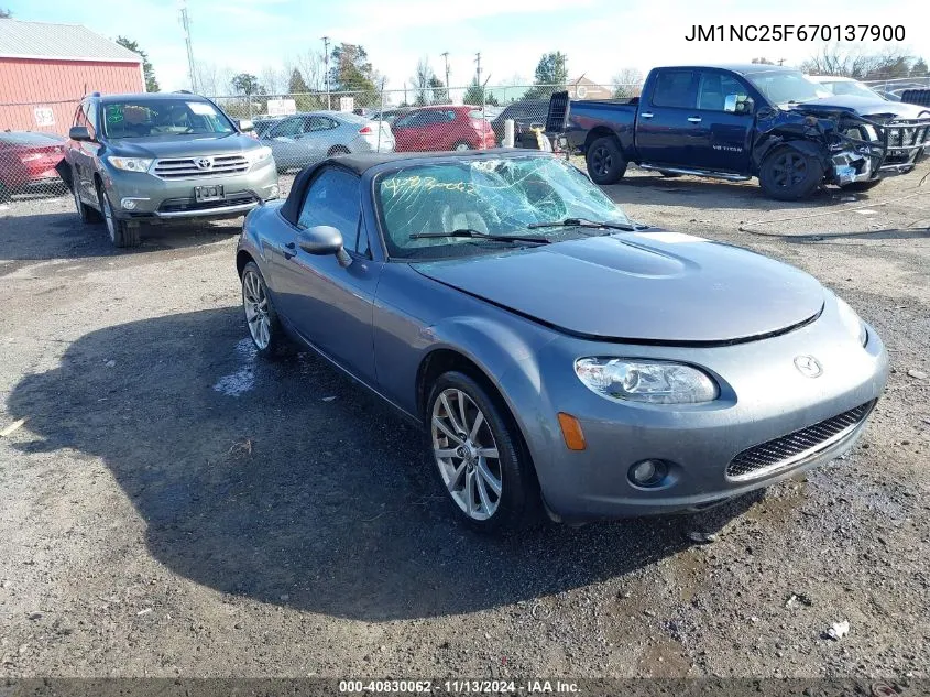 2007 Mazda Mx-5 Grand Touring VIN: JM1NC25F670137900 Lot: 40830062