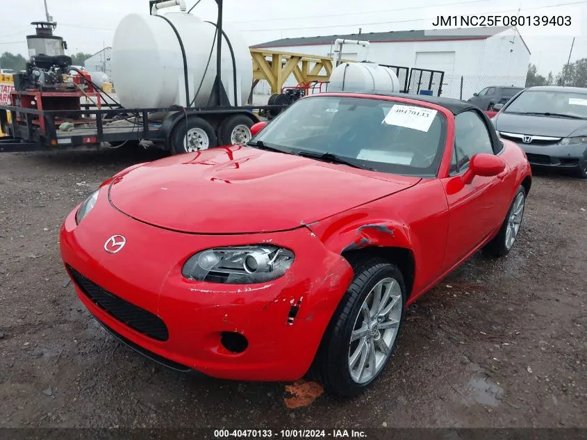 JM1NC25F080139403 2008 Mazda Mx-5 Miata