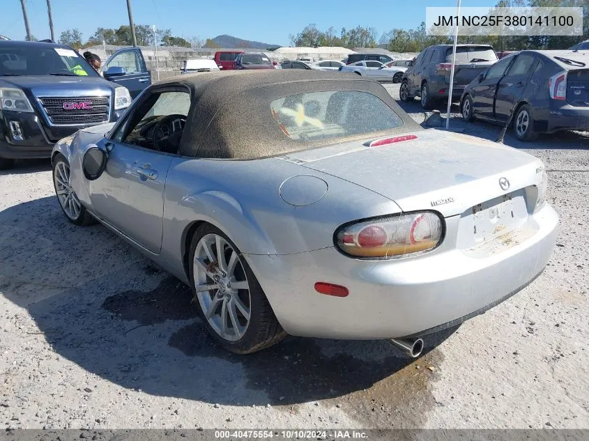 2008 Mazda Mx-5 Grand Touring VIN: JM1NC25F380141100 Lot: 40475554