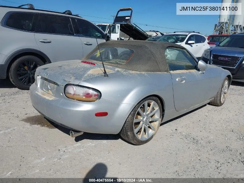 2008 Mazda Mx-5 Grand Touring VIN: JM1NC25F380141100 Lot: 40475554