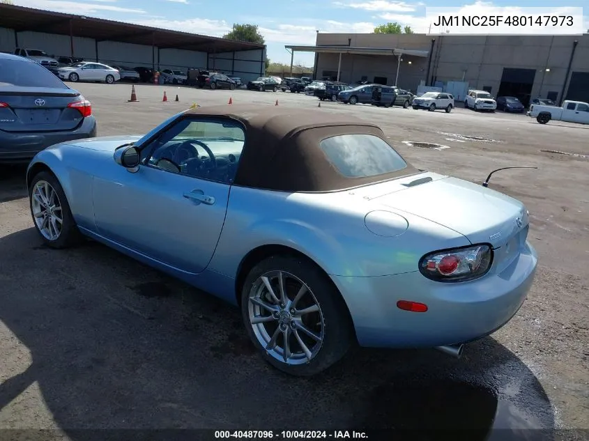 2008 Mazda Mx-5 Special Edition VIN: JM1NC25F480147973 Lot: 40487096