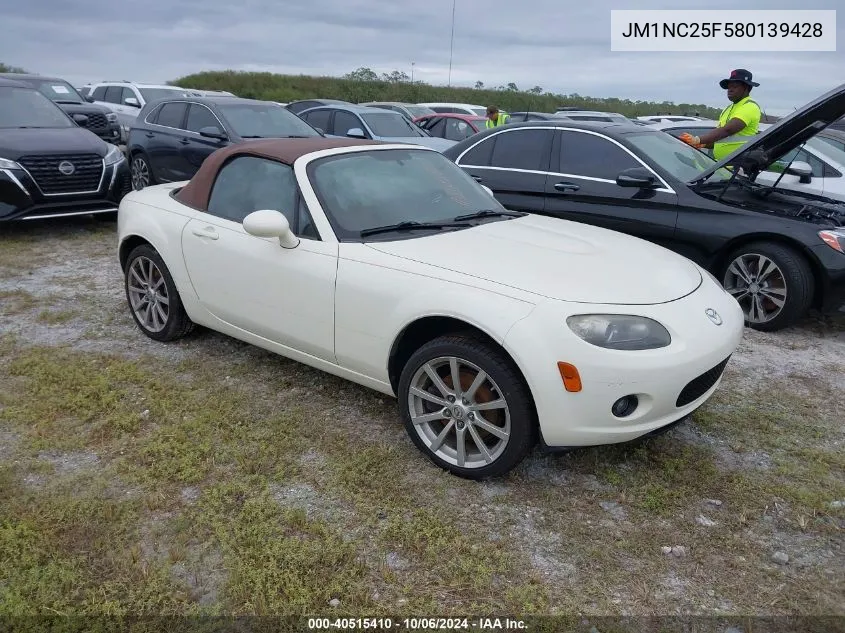 2008 Mazda Mx-5 Miata VIN: JM1NC25F580139428 Lot: 40515410