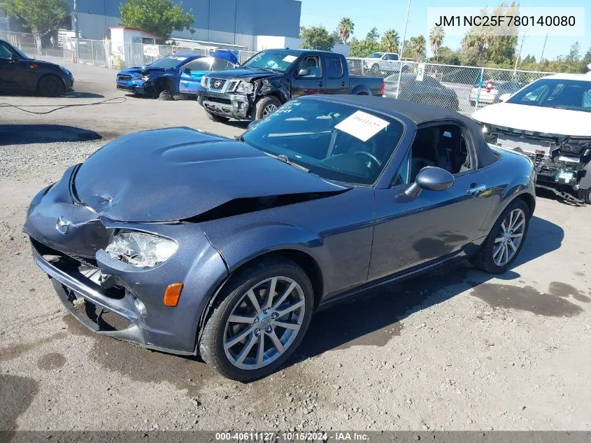 2008 Mazda Mx-5 Grand Touring VIN: JM1NC25F780140080 Lot: 40611127