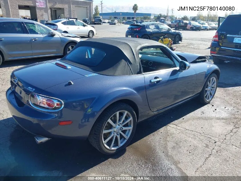 2008 Mazda Mx-5 Grand Touring VIN: JM1NC25F780140080 Lot: 40611127