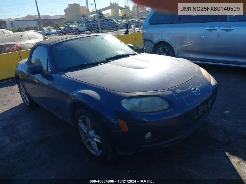 2008 Mazda Mx-5 Sport VIN: JM1NC25FX80140509 Lot: 40634906