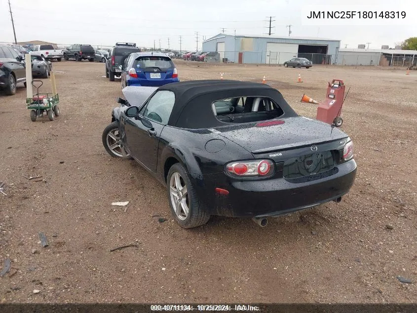 2008 Mazda Mx-5 Sport VIN: JM1NC25F180148319 Lot: 40711134