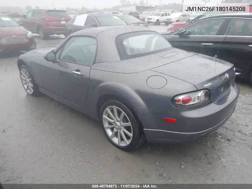 2008 Mazda Mx-5 Grand Touring VIN: JM1NC26F180145208 Lot: 40794873