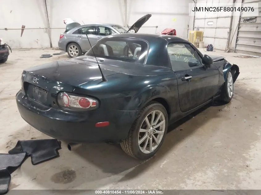 2008 Mazda Mx-5 Grand Touring VIN: JM1NC26F880149076 Lot: 40810454