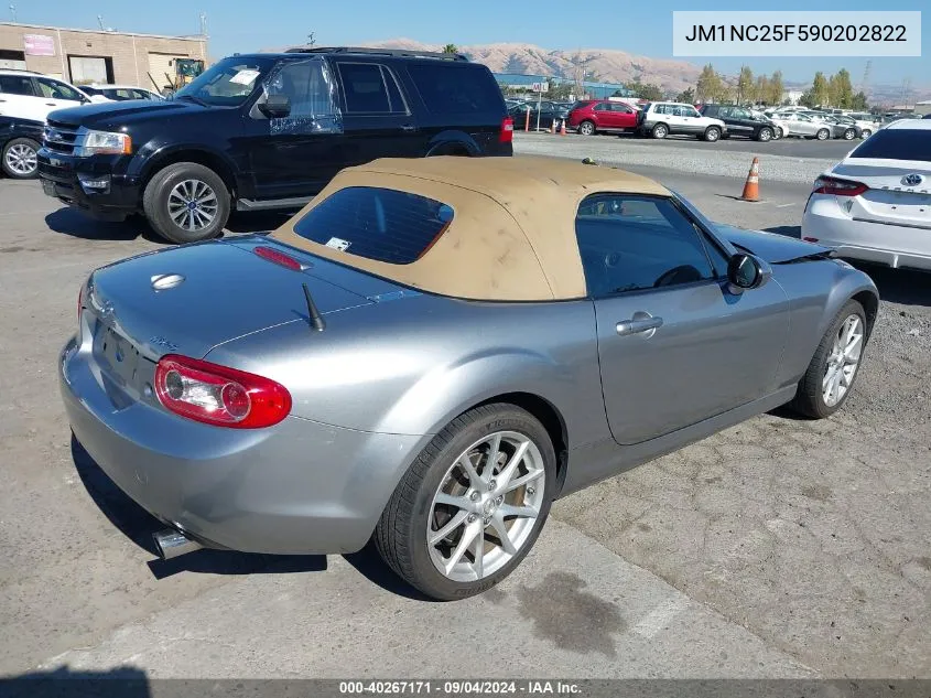 2009 Mazda Mx-5 Miata Grand Touring/Sport/Sv/Touring VIN: JM1NC25F590202822 Lot: 40267171