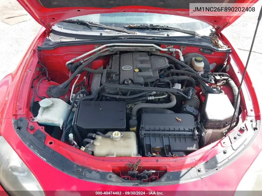 JM1NC26F890202408 2009 Mazda Mx-5 Miata