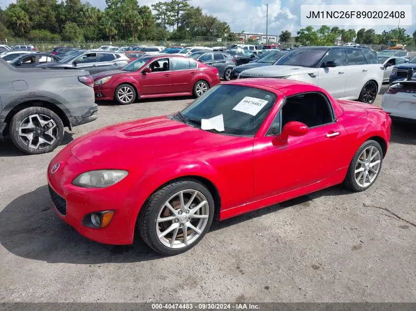 2009 Mazda Mx-5 Miata VIN: JM1NC26F890202408 Lot: 40474483