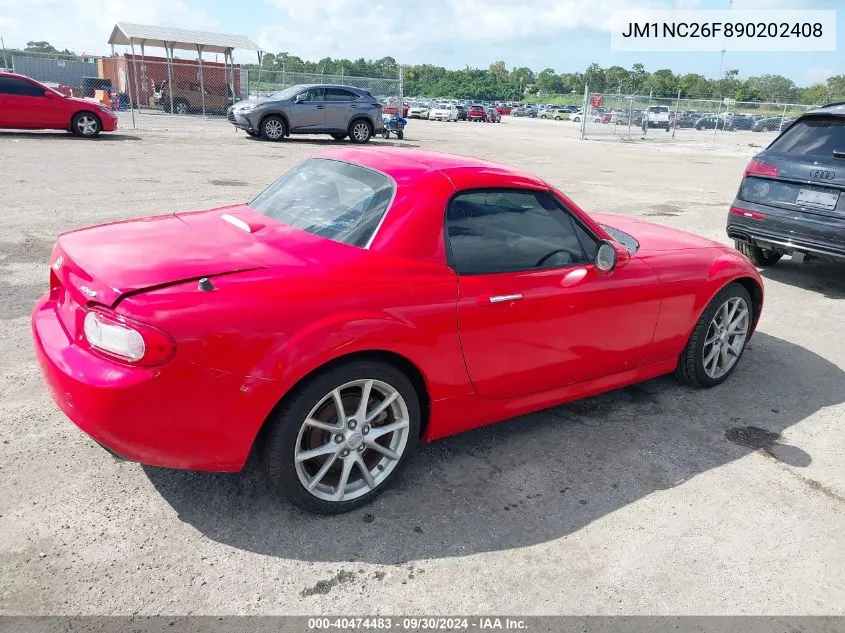 2009 Mazda Mx-5 Miata VIN: JM1NC26F890202408 Lot: 40474483