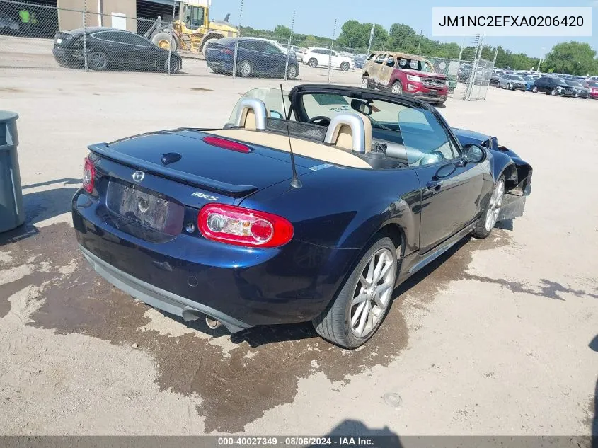 2010 Mazda Mx-5 Miata Grand Touring VIN: JM1NC2EFXA0206420 Lot: 40027349