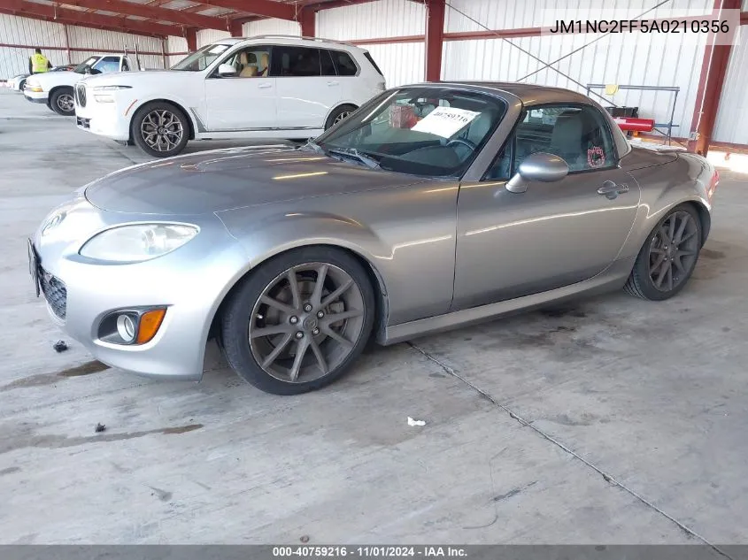 2010 Mazda Mx-5 Miata Grand Touring VIN: JM1NC2FF5A0210356 Lot: 40759216