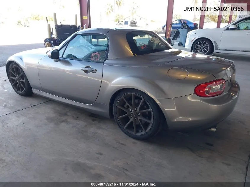 2010 Mazda Mx-5 Miata Grand Touring VIN: JM1NC2FF5A0210356 Lot: 40759216