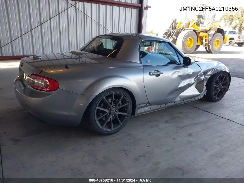 2010 Mazda Mx-5 Miata Grand Touring VIN: JM1NC2FF5A0210356 Lot: 40759216