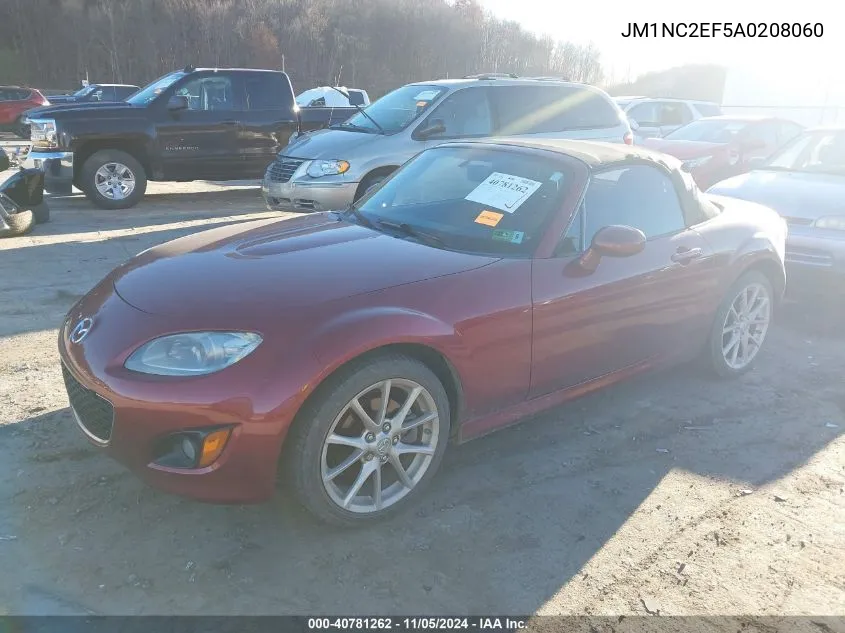 2010 Mazda Mx-5 Miata Touring VIN: JM1NC2EF5A0208060 Lot: 40781262