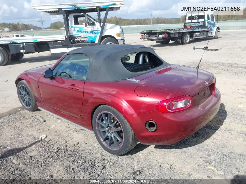 2010 Mazda Mx-5 Miata Sport VIN: JM1NC2EF5A0211668 Lot: 40806576