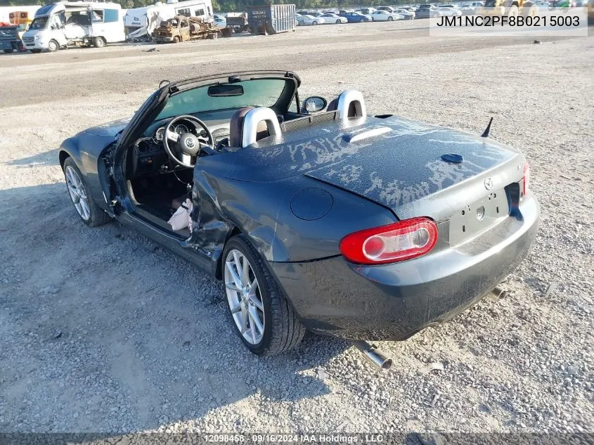 2011 Mazda Mx-5 VIN: JM1NC2PF8B0215003 Lot: 12098458