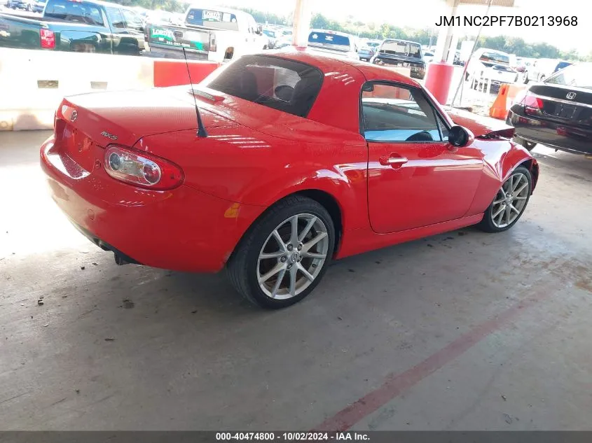 2011 Mazda Mx-5 Miata Grand Touring VIN: JM1NC2PF7B0213968 Lot: 40474800