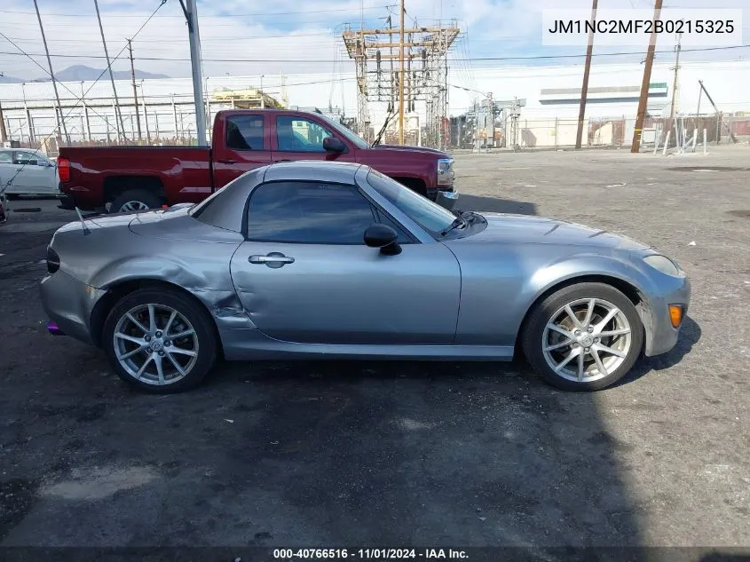 2011 Mazda Mx-5 Miata Touring VIN: JM1NC2MF2B0215325 Lot: 40766516