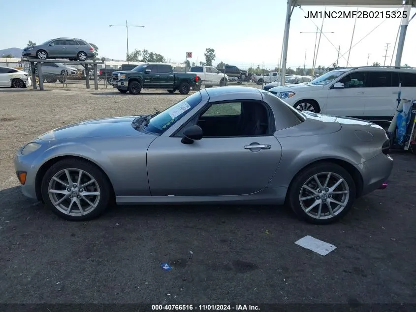 2011 Mazda Mx-5 Miata Touring VIN: JM1NC2MF2B0215325 Lot: 40766516