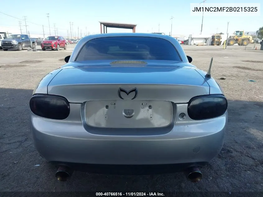 2011 Mazda Mx-5 Miata Touring VIN: JM1NC2MF2B0215325 Lot: 40766516