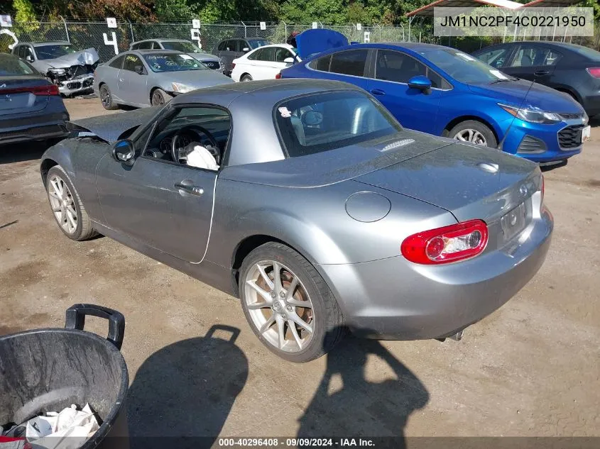 2012 Mazda Mx-5 Miata Grand Touring VIN: JM1NC2PF4C0221950 Lot: 40296408