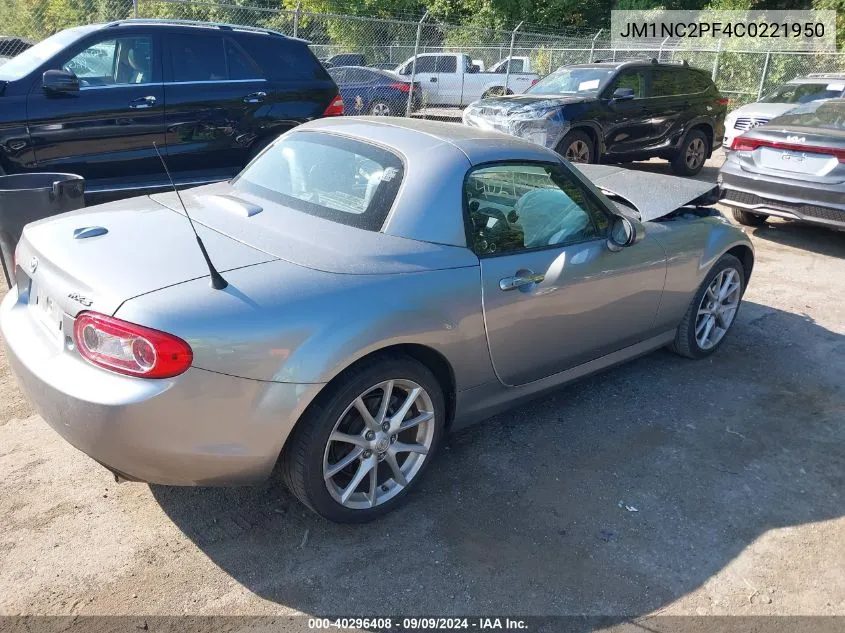 2012 Mazda Mx-5 Miata Grand Touring VIN: JM1NC2PF4C0221950 Lot: 40296408