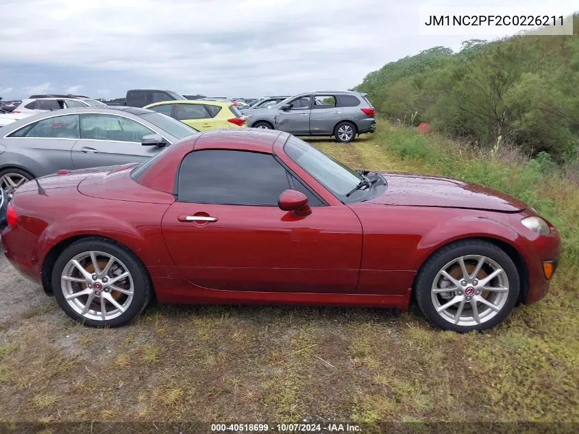 2012 Mazda Mx-5 Miata VIN: JM1NC2PF2C0226211 Lot: 40518699