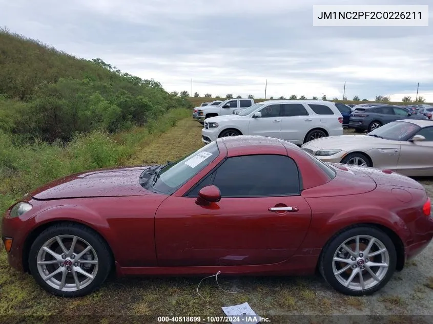 2012 Mazda Mx-5 Miata VIN: JM1NC2PF2C0226211 Lot: 40518699