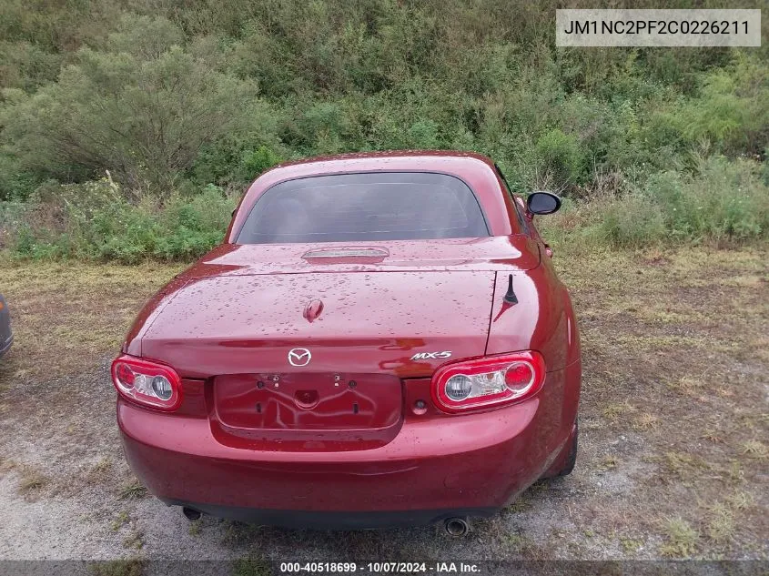 2012 Mazda Mx-5 Miata VIN: JM1NC2PF2C0226211 Lot: 40518699