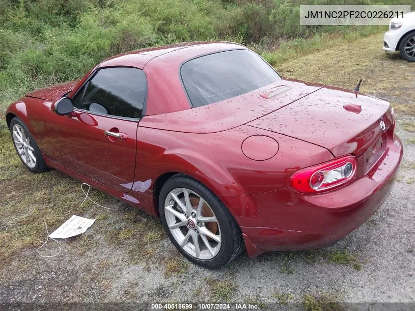 2012 Mazda Mx-5 Miata VIN: JM1NC2PF2C0226211 Lot: 40518699