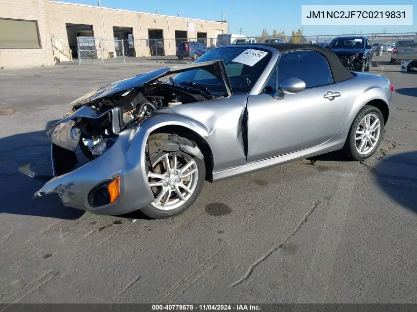 2012 Mazda Mx-5 Miata Sport VIN: JM1NC2JF7C0219831 Lot: 40779578