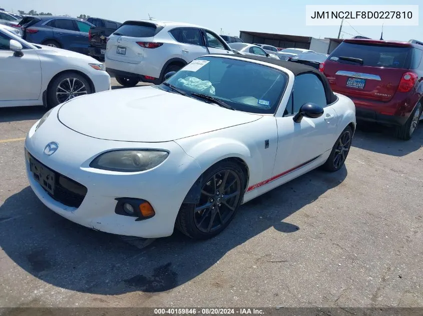 2013 Mazda Mx-5 Miata Club VIN: JM1NC2LF8D0227810 Lot: 40159846