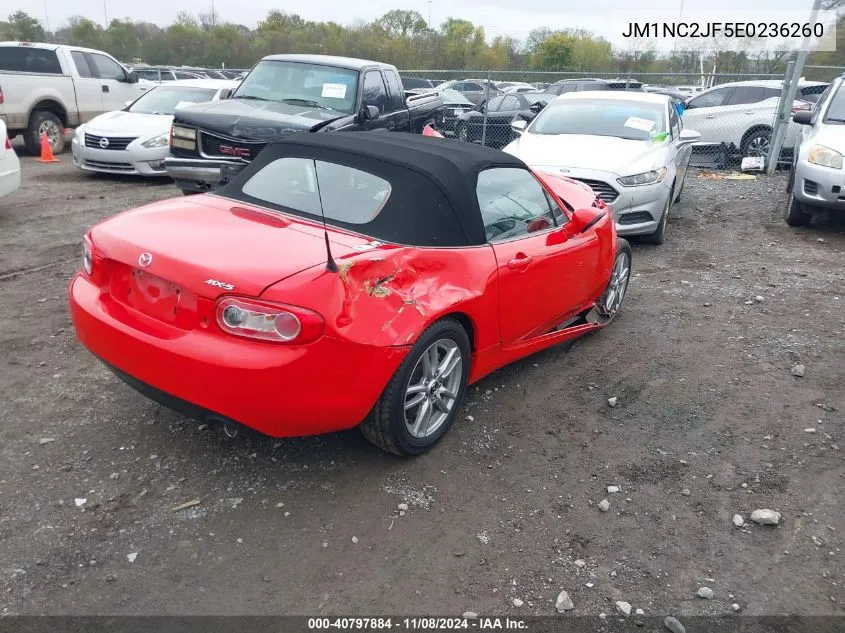 2014 Mazda Mx-5 Miata Sport VIN: JM1NC2JF5E0236260 Lot: 40797884