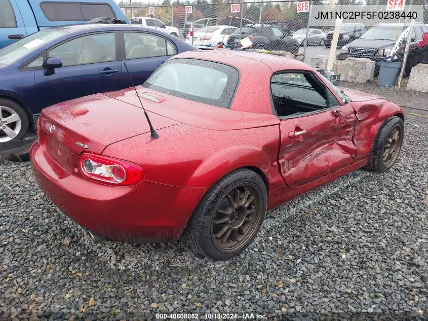 2015 Mazda Mx-5 Miata Grand Touring VIN: JM1NC2PF5F0238440 Lot: 40608052