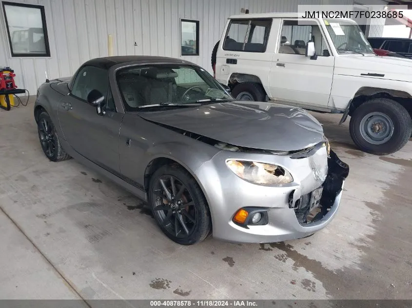 2015 Mazda Mx-5 Miata Club VIN: JM1NC2MF7F0238685 Lot: 40878578