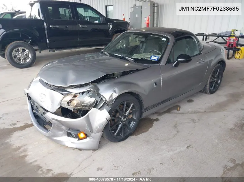 2015 Mazda Mx-5 Miata Club VIN: JM1NC2MF7F0238685 Lot: 40878578