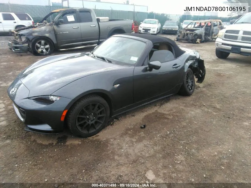 2016 Mazda Mx-5 Miata Grand Touring VIN: JM1NDAD78G0106195 Lot: 40371495