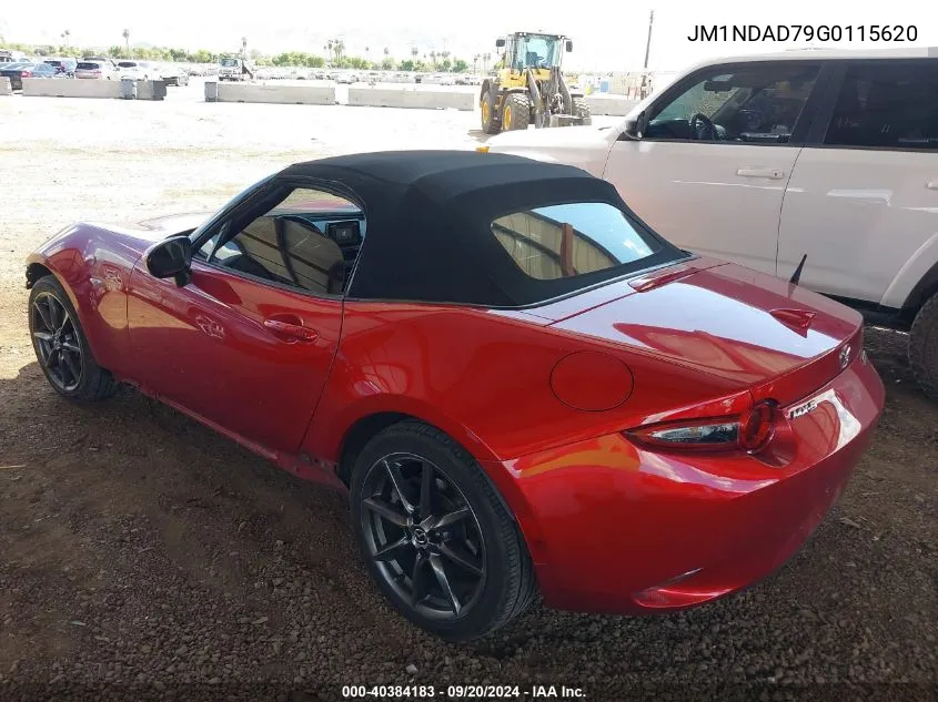 2016 Mazda Mx-5 Miata Grand Touring VIN: JM1NDAD79G0115620 Lot: 40384183