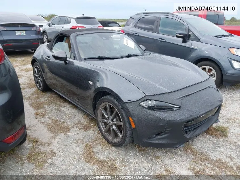 2016 Mazda Mx-5 Miata Grand Touring VIN: JM1NDAD74G0114410 Lot: 40485398