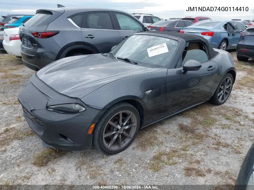 2016 Mazda Mx-5 Miata Grand Touring VIN: JM1NDAD74G0114410 Lot: 40485398