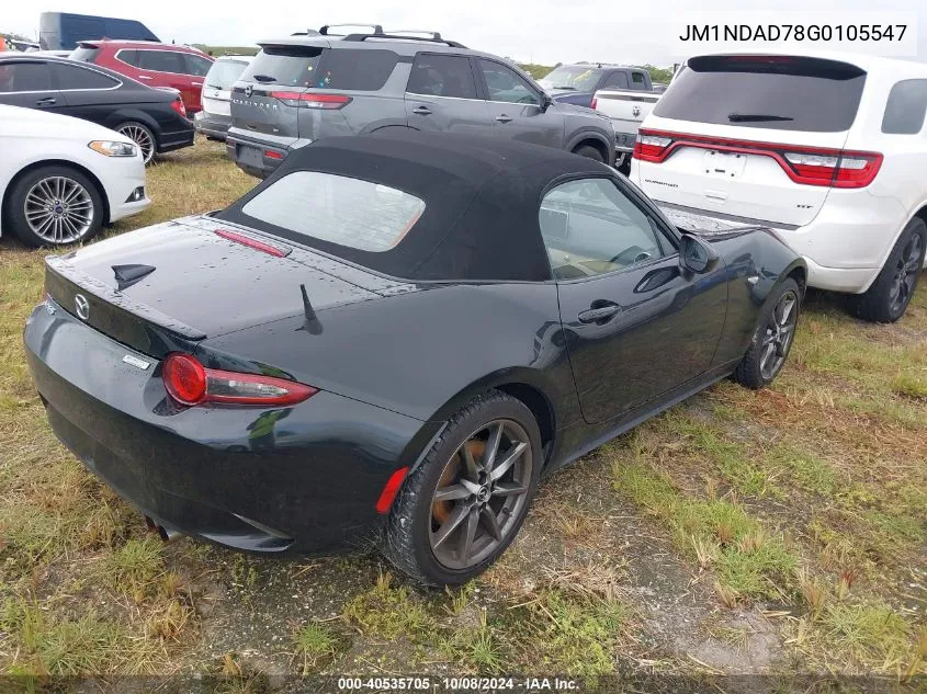 2016 Mazda Mx-5 Miata Grand Touring VIN: JM1NDAD78G0105547 Lot: 40535705