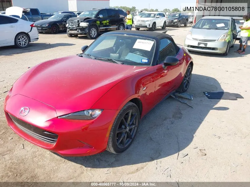 JM1NDAC78G0105808 2016 Mazda Mx-5 Miata Club