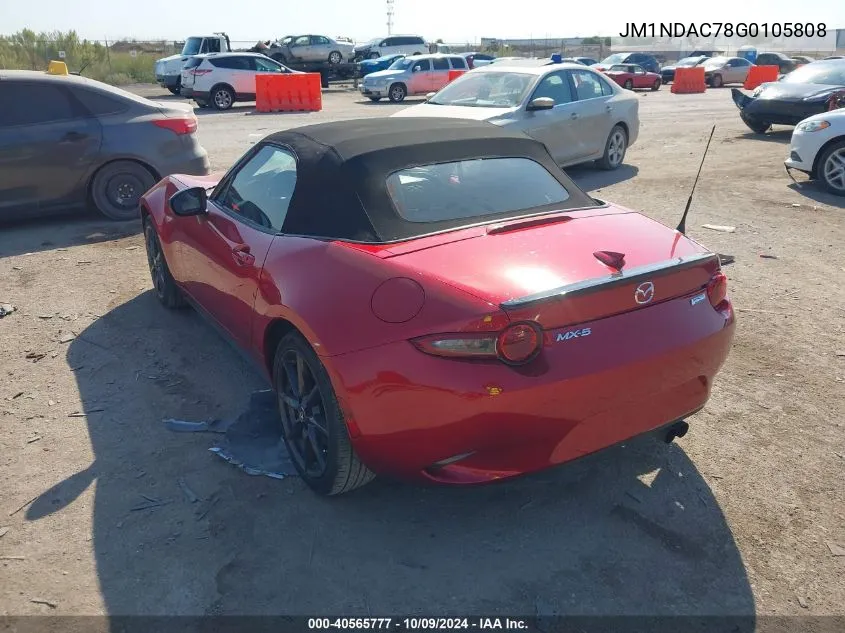 JM1NDAC78G0105808 2016 Mazda Mx-5 Miata Club