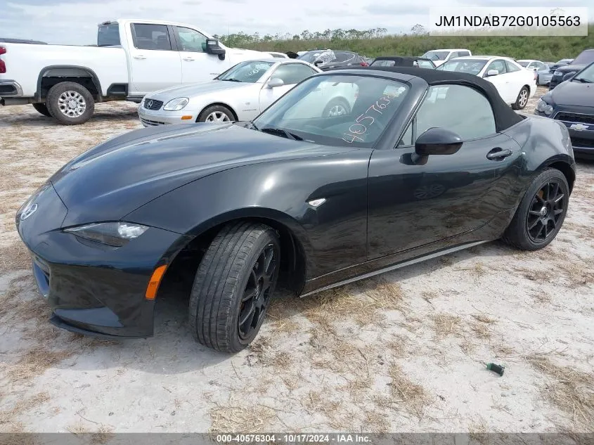 2016 Mazda Mx-5 Miata Sport VIN: JM1NDAB72G0105563 Lot: 40576304